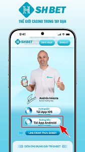 SHBET - Hướng dẫn tải app trên điện thoại di động